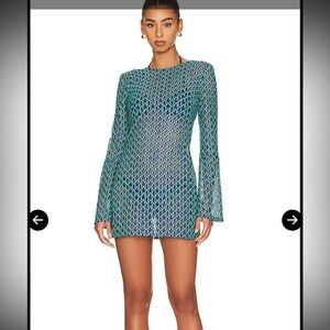 NWT HOUSE OF HARLOW 1960 X Saskia Mini Dress - size Small